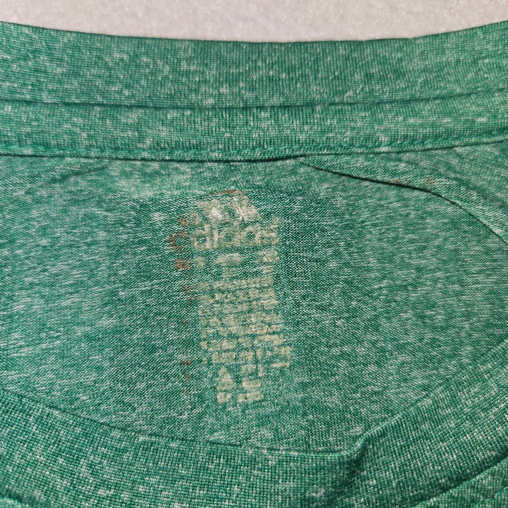 Adidas VTG Notre Dame Fighting‎ Irish Power L/S Shirt Green Sz L - Picture 3 of 5